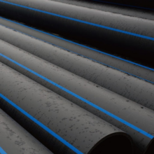 Solid wall pipe extrusion line